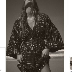 ZARA NWT PRINTED MINI TUNIC DRESS S